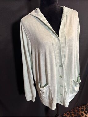 NWT Torrid Hooded Button-Up Lounge Cardigan